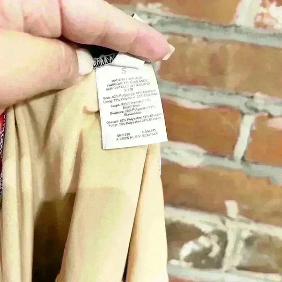 J Crew Red White and Blue Colorblock Swimsuit Size Small - Picture 9 of 10